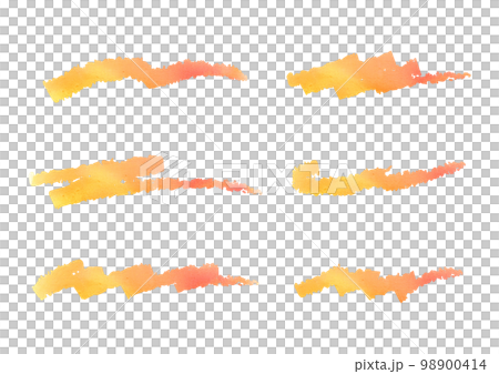 Hand drawn style line set 98900414