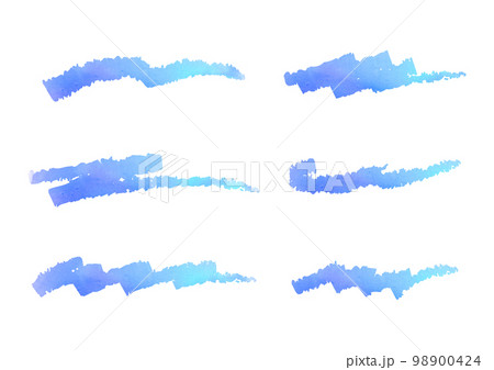 手描き風の線セット 手描き風の線セット 98900424