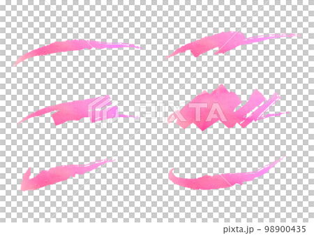 Hand drawn style line set Hand drawn style line set 98900435