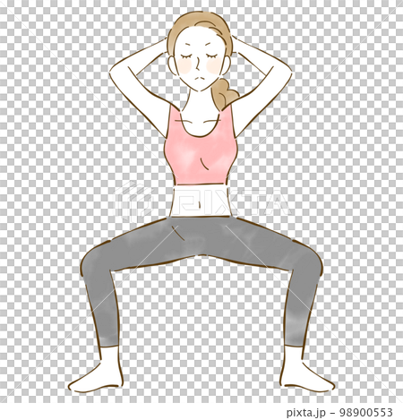 女性寬蹲 女性寬蹲 98900553
