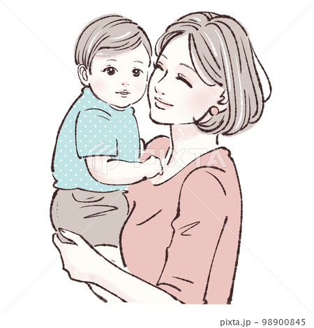 女性,人物,イラスト,家族,女の子,幸せ,若い,愛,笑顔,母親,子供,かわいい,母,可愛い,日本人, 女性,人物,イラスト,家族,女の子,幸せ,若い,愛,笑顔,母親,子供,かわいい,母,可愛い,日本人, 98900845