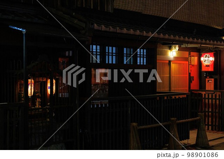 祇園 花見小路 夜景 祇園 花見小路 夜景 98901086