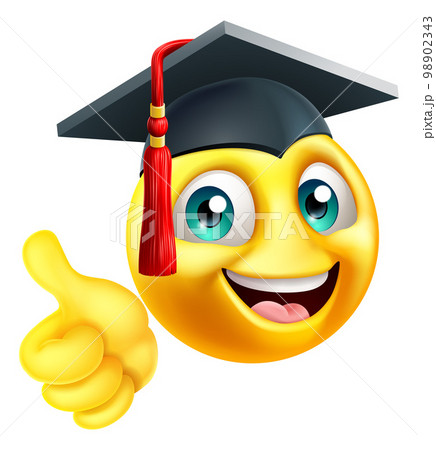 Education School College Graduate Emoji Emoticon 98902343