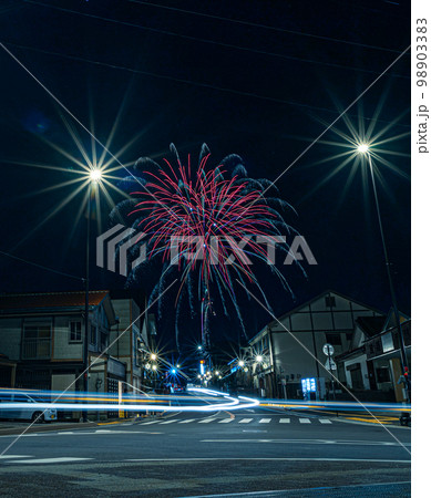 『冬』の花火大会　雲仙灯りの花ぼうろ 98903383