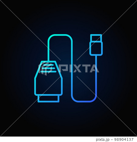 Blue car scan tool icon Blue car scan tool icon 98904137