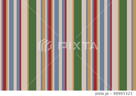 Stripes vector seamless pattern. Striped background of colorful lines. Print for interior design, fabric. 98905325