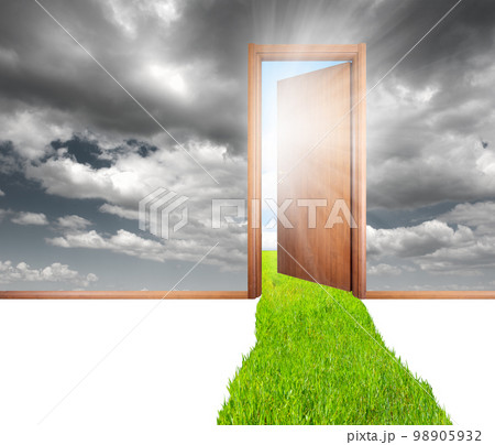 Door and green 98905932