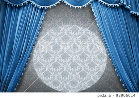 Blue vintage stage 98906014