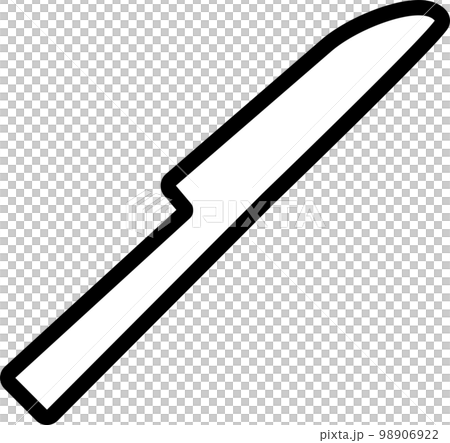 Knife illustration silhouette simple cute icon Knife illustration silhouette simple cute icon 98906922