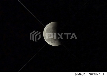 皆既月食 中央 皆既月食 中央 98907401