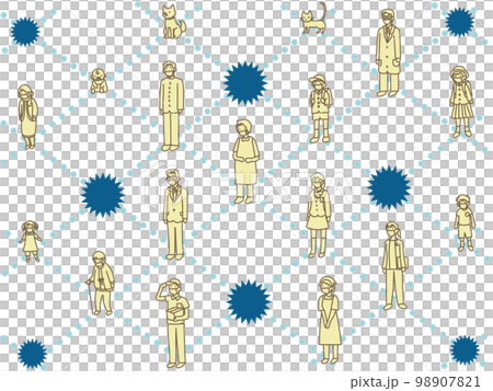 Viruses and people 98907821