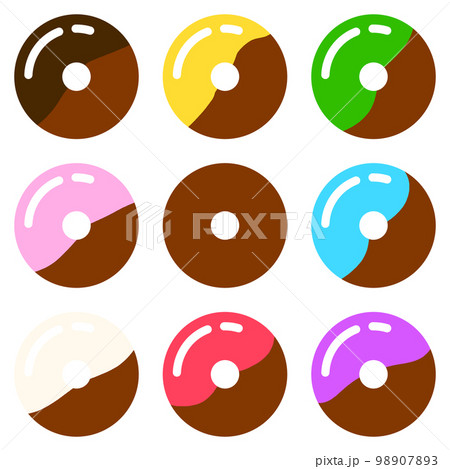 チョコかけチョコドーナツ 9個セット チョコかけチョコドーナツ 9個セット 98907893