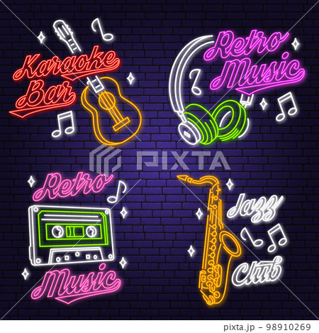 アート・デザイン・音楽 SIGNAGE DESIGN Stir the air with the Headphones Line Art