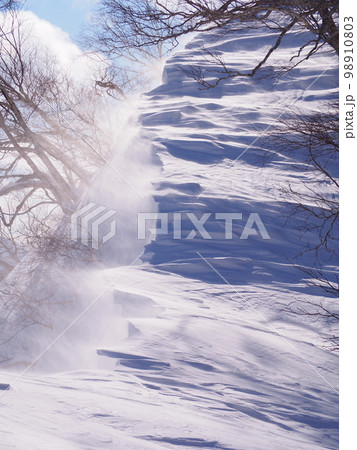 野塚岳の雪庇 98910803