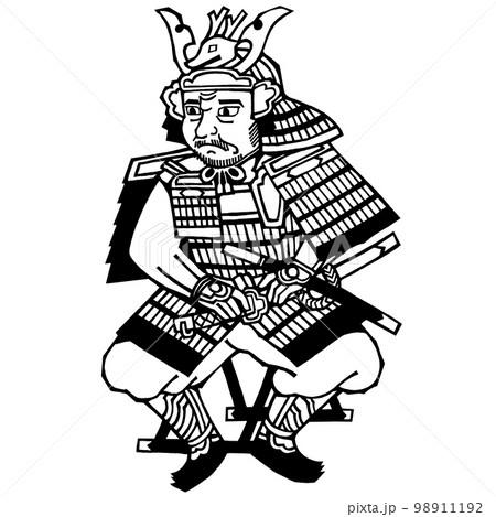 戦国武将・南部晴政(モノクロ) 戦国武将・南部晴政(モノクロ) 98911192