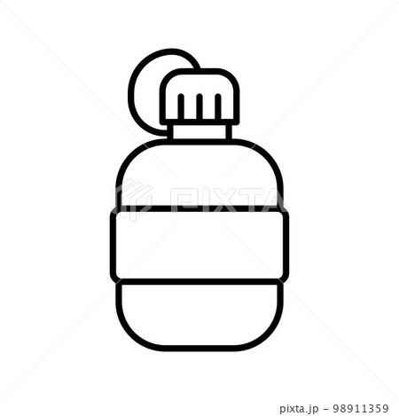 Survival water flask icon. Hunting flask. Military water bottle army flask. Survival water flask icon. Hunting flask. Military water bottle army flask. 98911359