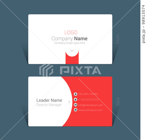 Business card design concept 44 98913074