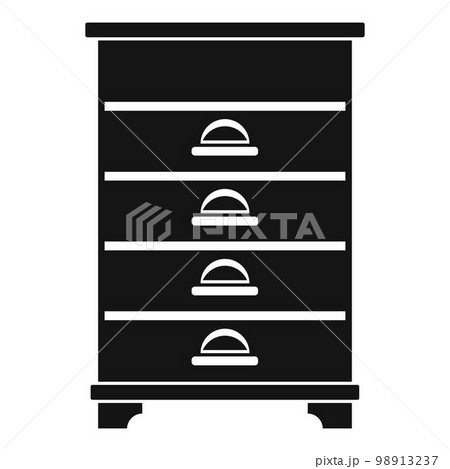 Wood bee house icon. Simple illustration of wood bee house vector icon for web design isolated on white background 98913237
