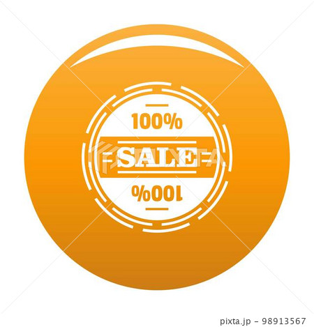 Sale logo. Simple illustration of sale vector logo for any design orange Sale logo. Simple illustration of sale vector logo for any design orange 98913567