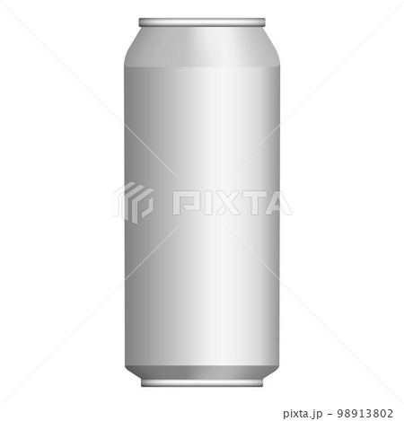 Drink tin can mockup. Realistic illustration of drink tin can vector mockup for web design isolated on white background Drink tin can mockup. Realistic illustration of drink tin can vector mockup for web design isolated on white background 98913802
