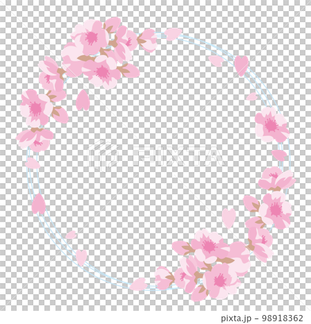 cherry blossom frame 98918362