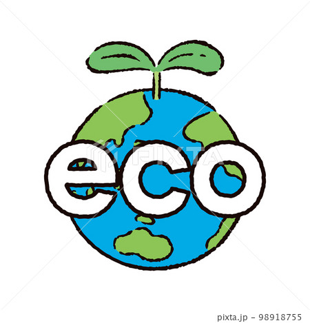 環境_地球_葉っぱ_eco 98918755