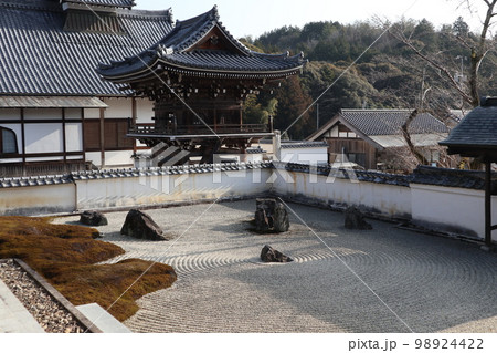 山口常栄寺雪舟庭の新春の風景 山口常栄寺雪舟庭の新春の風景 98924422