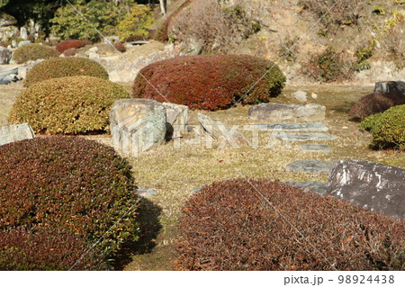 山口常栄寺雪舟庭の新春の風景 山口常栄寺雪舟庭の新春の風景 98924438