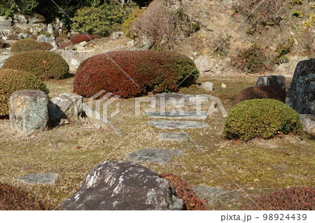 山口常栄寺雪舟庭の新春の風景 山口常栄寺雪舟庭の新春の風景 98924439