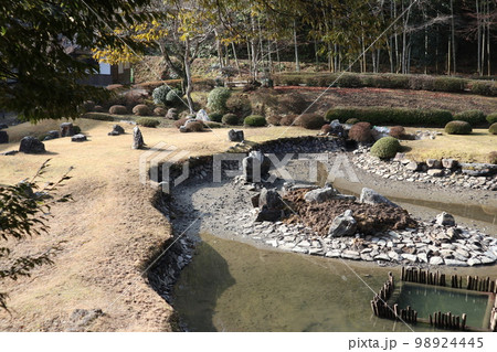 山口常栄寺雪舟庭の新春の風景 山口常栄寺雪舟庭の新春の風景 98924445