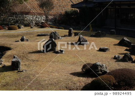 山口常栄寺雪舟庭の新春の風景 山口常栄寺雪舟庭の新春の風景 98924495