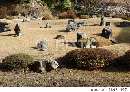 山口常栄寺雪舟庭の新春の風景 山口常栄寺雪舟庭の新春の風景 98924497