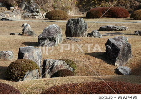 山口常栄寺雪舟庭の新春の風景 山口常栄寺雪舟庭の新春の風景 98924499