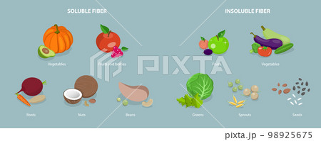 3D Isometric Flat Vector Icon of Fiber Sources 98925675
