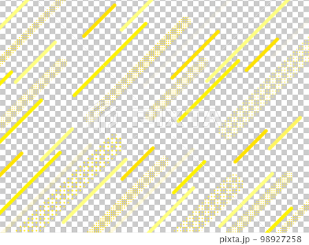 Background image transparent pop diagonal line dot cute yellow 98927258