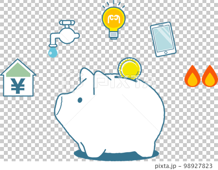 固定費を節約するイメージ 98927823