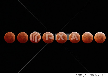 皆既月食・天王星食 2022年11月8日 皆既月食・天王星食 2022年11月8日 98927848