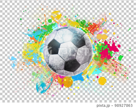 足球手繪插畫 98927863