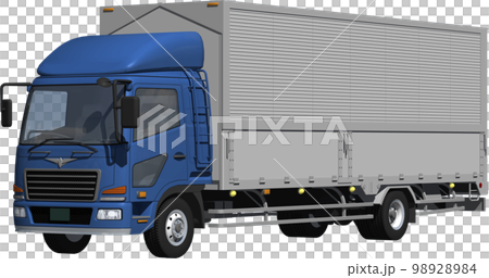 Original 4t truck van cutout image illustration that does not make you imagine a specific manufacturer 98928984