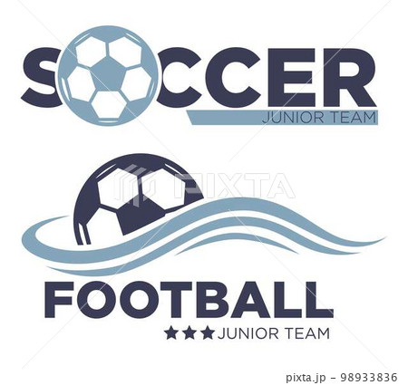 Football and soccer game isolated icons sport championship Football and soccer game isolated icons sport championship 98933836