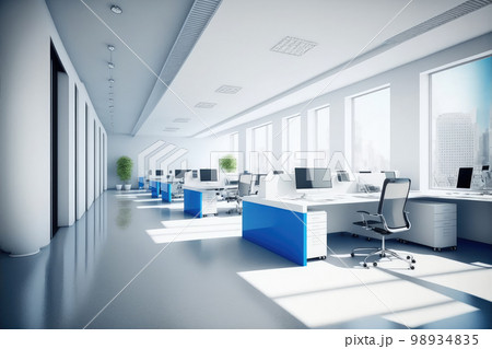 Modern office interior design. Contemporary workspace for creative business. 98934835