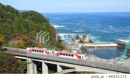 三陸鉄道北リアス線沿線風景 三陸鉄道北リアス線沿線風景 98935155