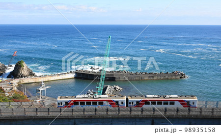 三陸鉄道北リアス線沿線風景 98935158