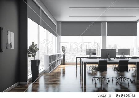 Modern office interior design. Contemporary workspace for creative business. 98935943