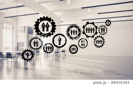 Networking and wireless connection as concept for effective modern business 98936365