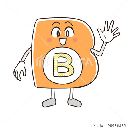 ビタミンBのイラスト キャラクター ビタミンBのイラスト キャラクター 98936826