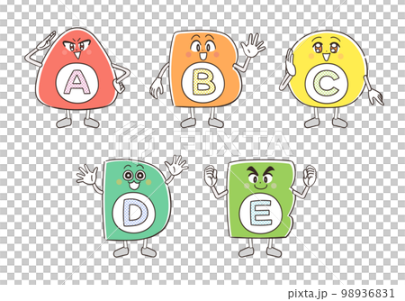 ビタミン類のイラスト キャラクター 98936831