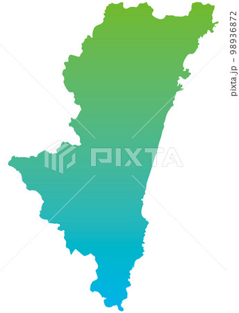 宮崎　宮崎県　地図 98936872