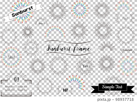 sunburst frameset 98937718