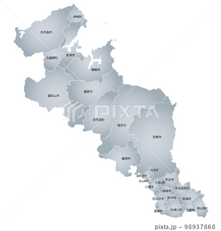 京都府と市町村地図 98937868